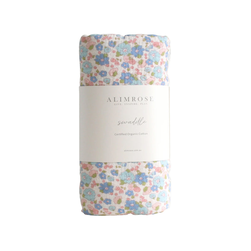 Swaddle Muslin Liberty Blue