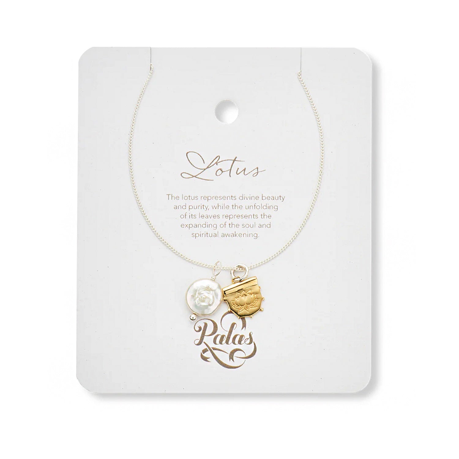 Necklace Goddess Amulet - Lotus