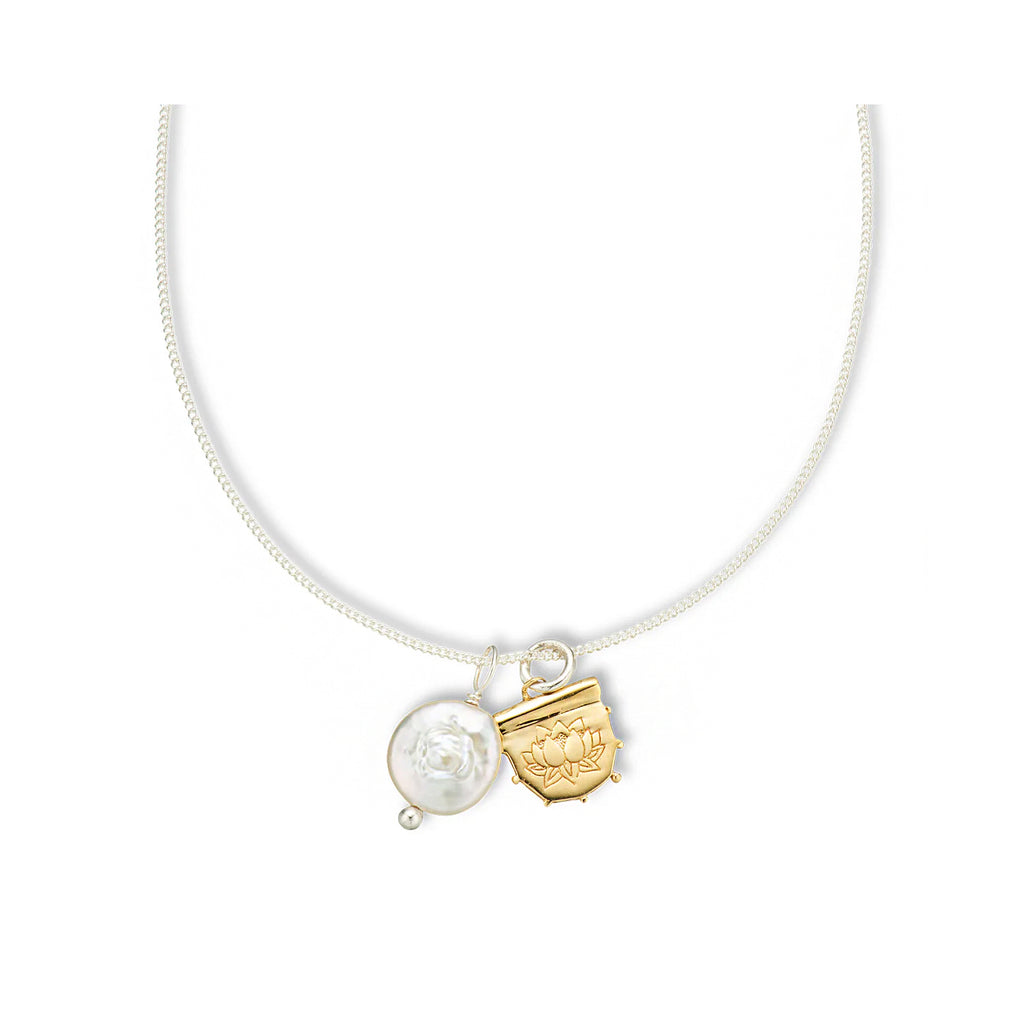 Necklace Goddess Amulet - Lotus