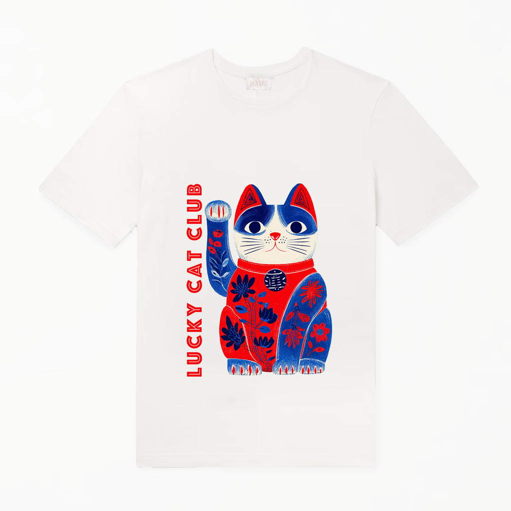 TShirt White - Lucky Cat Club