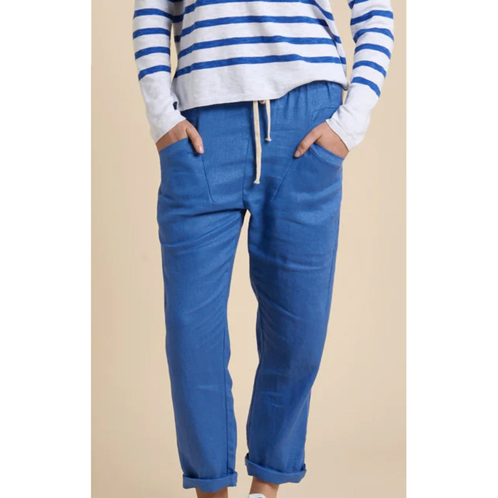 Pant Luxe Linen Cobalt Blue