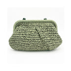 Clutch Elody Straw - Matcha