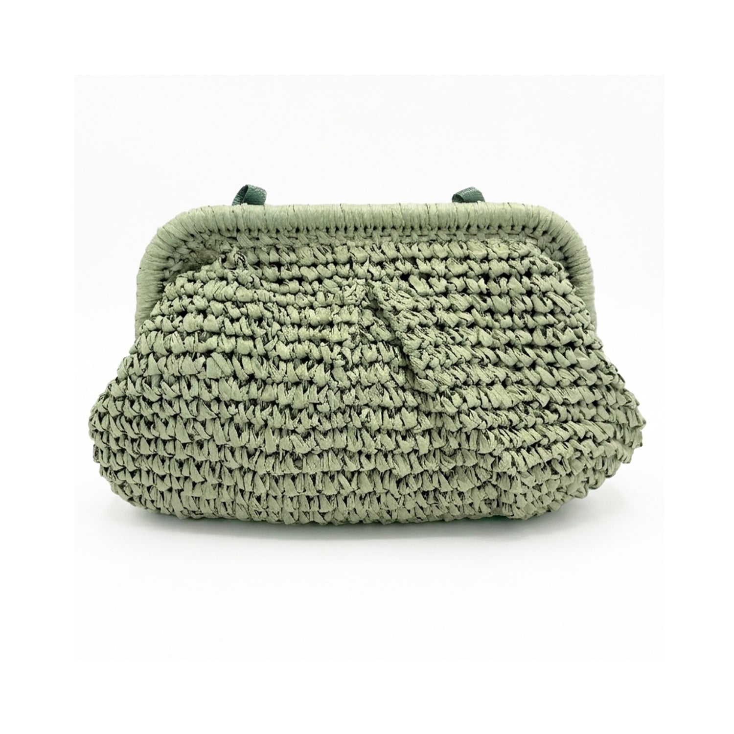 Clutch Elody Straw - Matcha