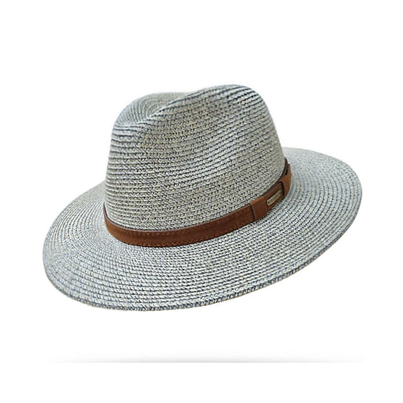 Hat Braided Toyo Fedora - Mix Blue