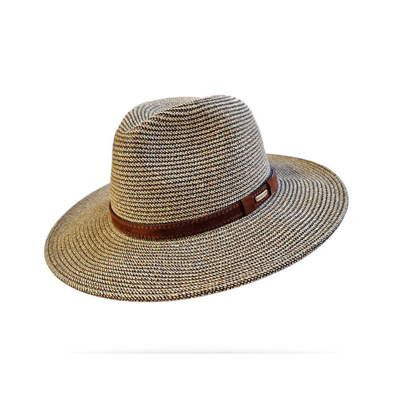 Hat Braided Toyo Fedora M - Mix Brown