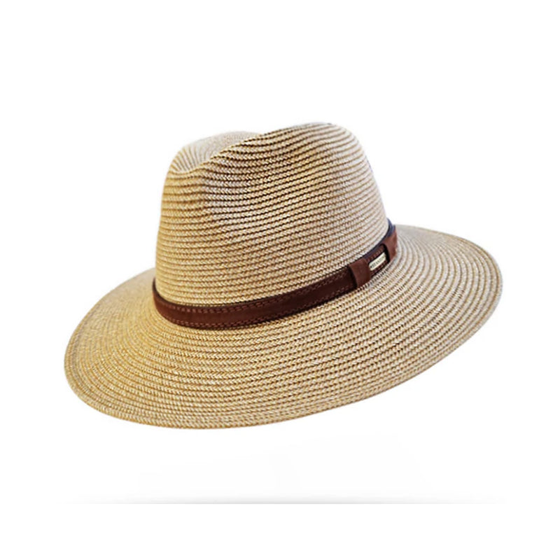 Hat Braided Toyo Fedora - Mix Natural