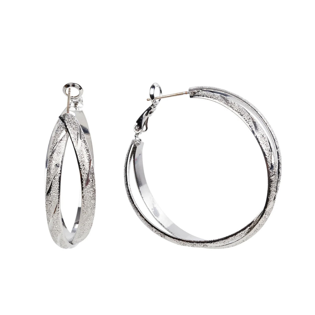 Earring Eden Silver Hoop - Multi