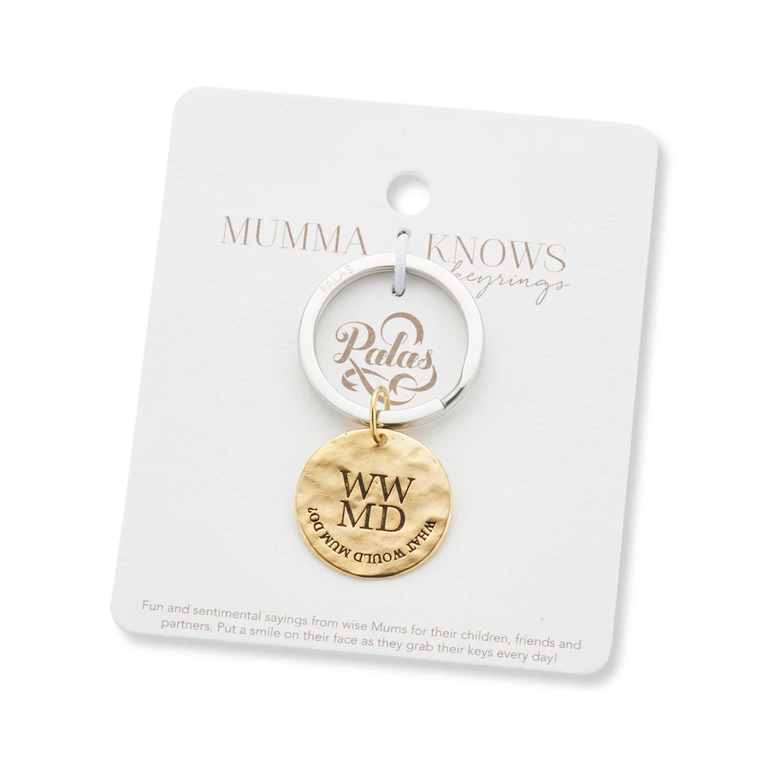 Keyring 'What Would Mum Do' Charm