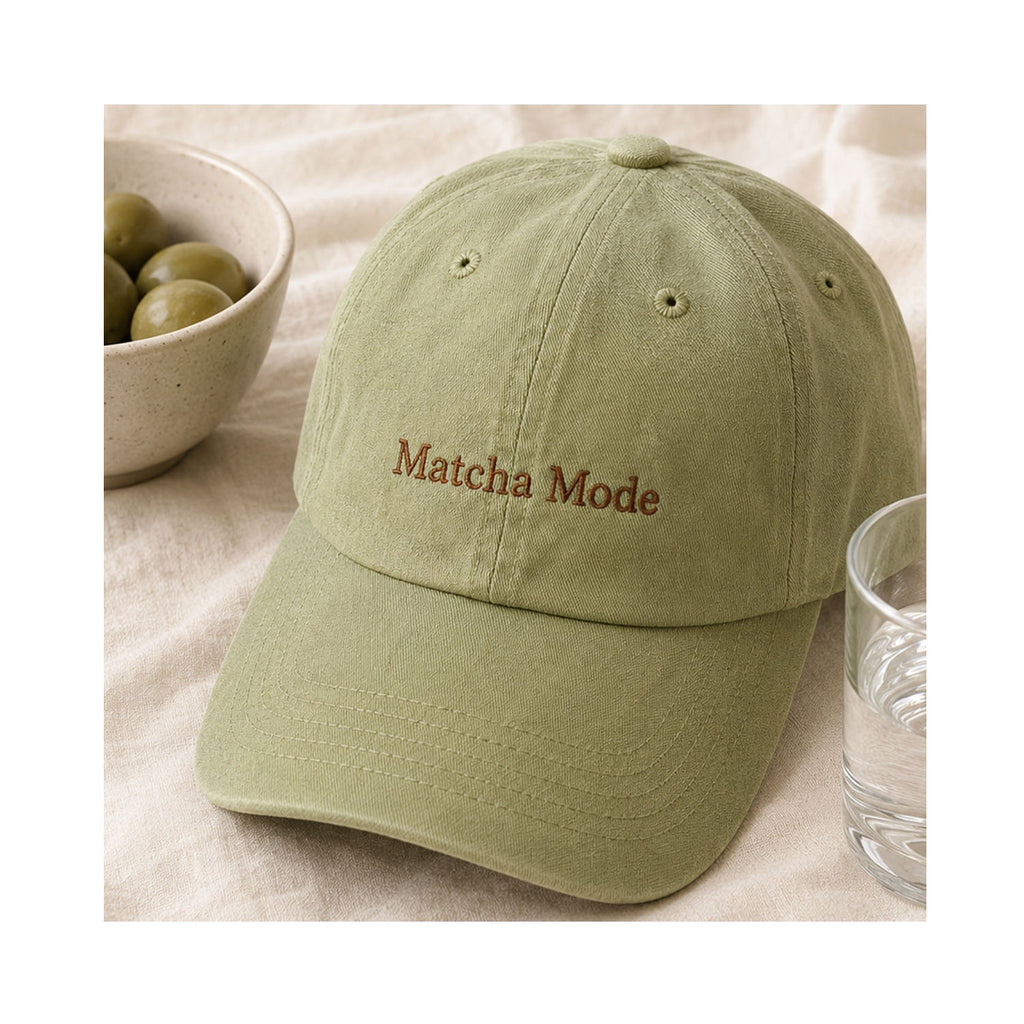 Cap Matcha Mode  - Olive Green