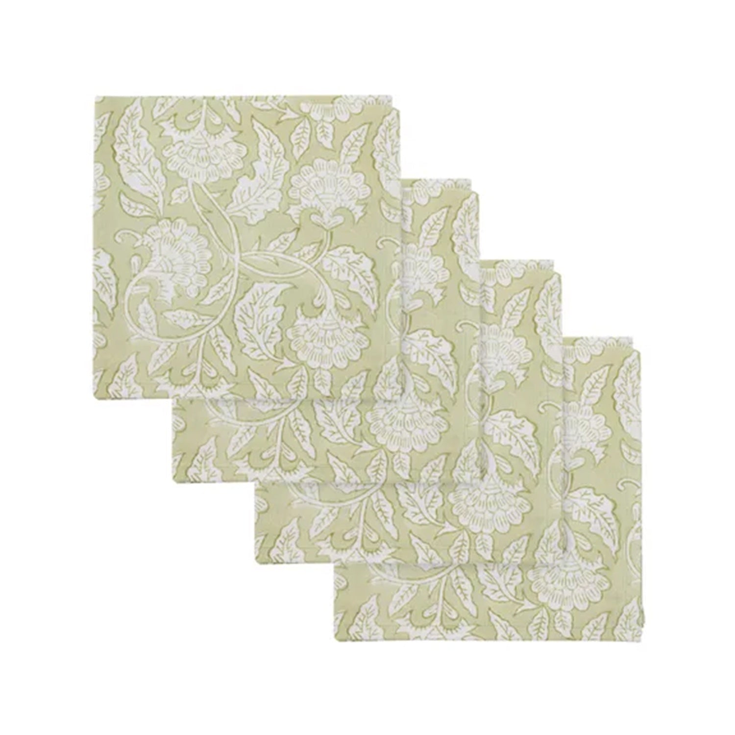 Napkins Set 4 Cotton Block - Lalita