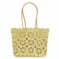 Tote Corallo Crochet - Natural sand