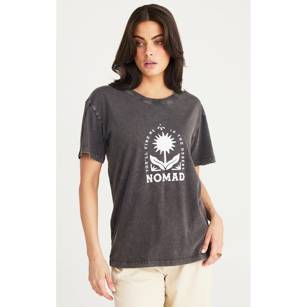 Top Nomad Tee - Charcoal