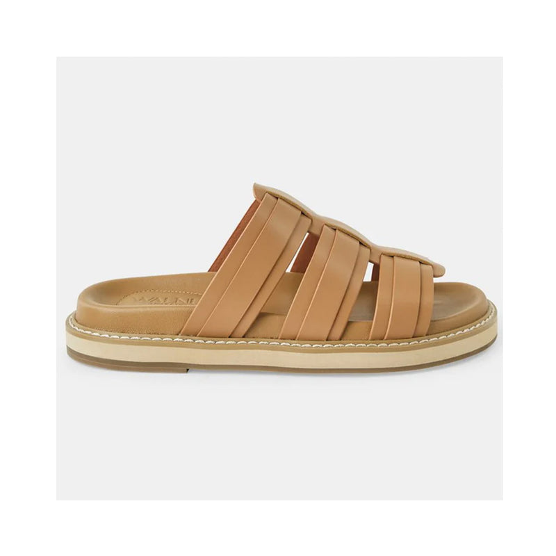 Shoe Olena Leather Slide - Mocha