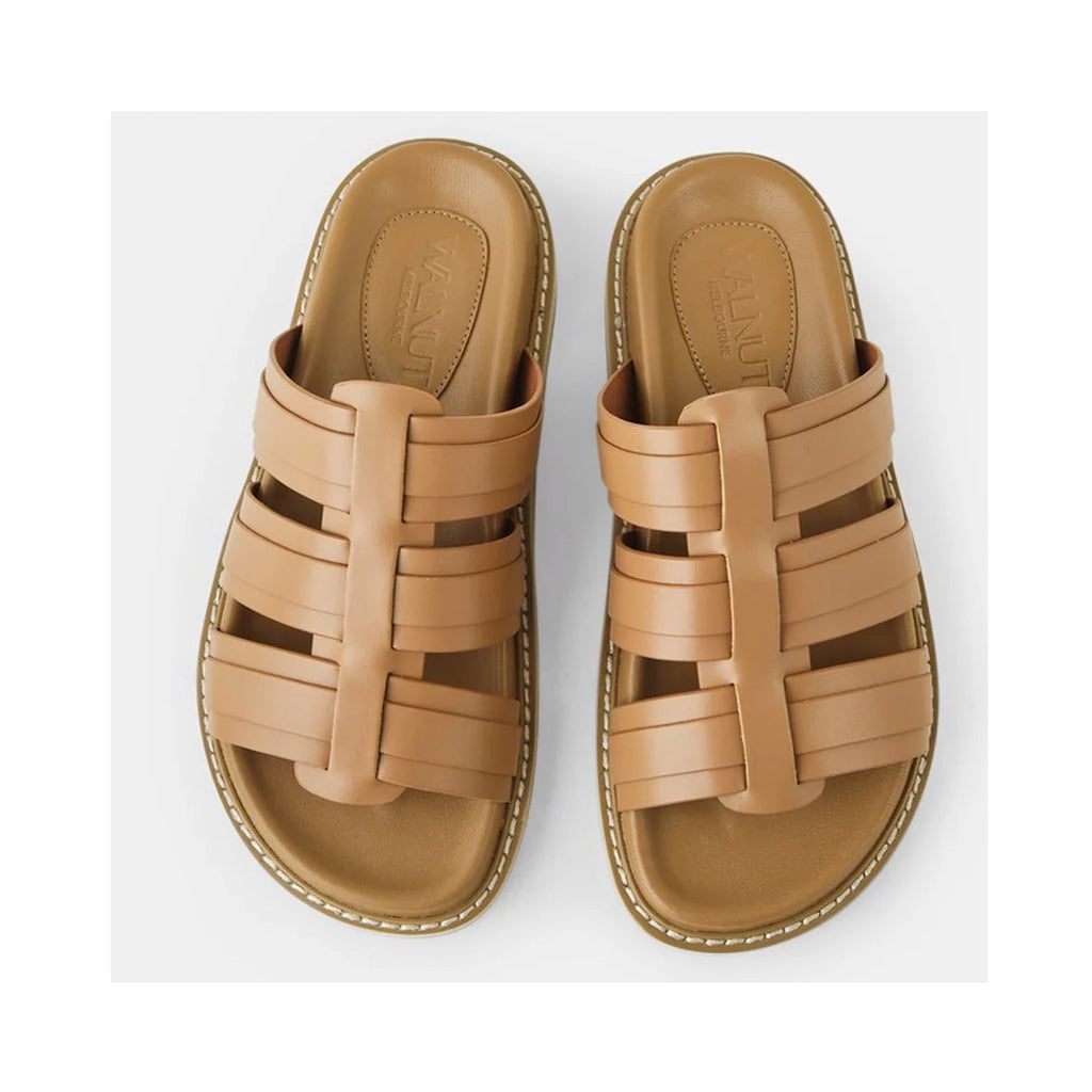 Shoe Olena Leather Slide - Mocha