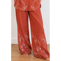 Pant Paloma Embroidery - Terracotta