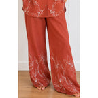 Pant Paloma Embroidery - Terracotta