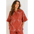 Shirt Paloma Embroidery - Terracotta