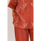 Shirt Paloma Embroidery - Terracotta