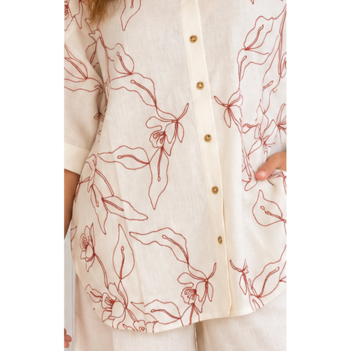 Shirt Paloma Embroidery - Off White
