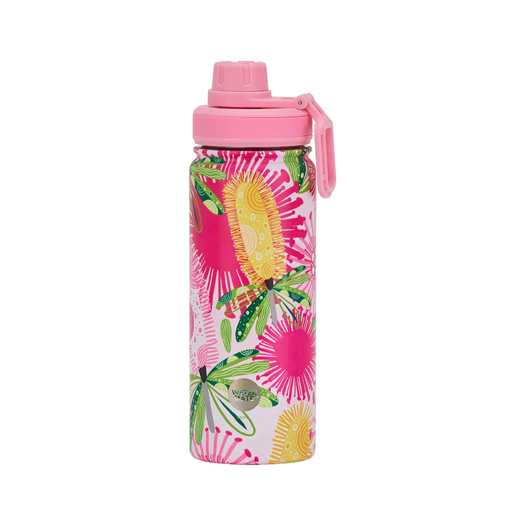 Watermate Bottle 550ml - Pink Banksia