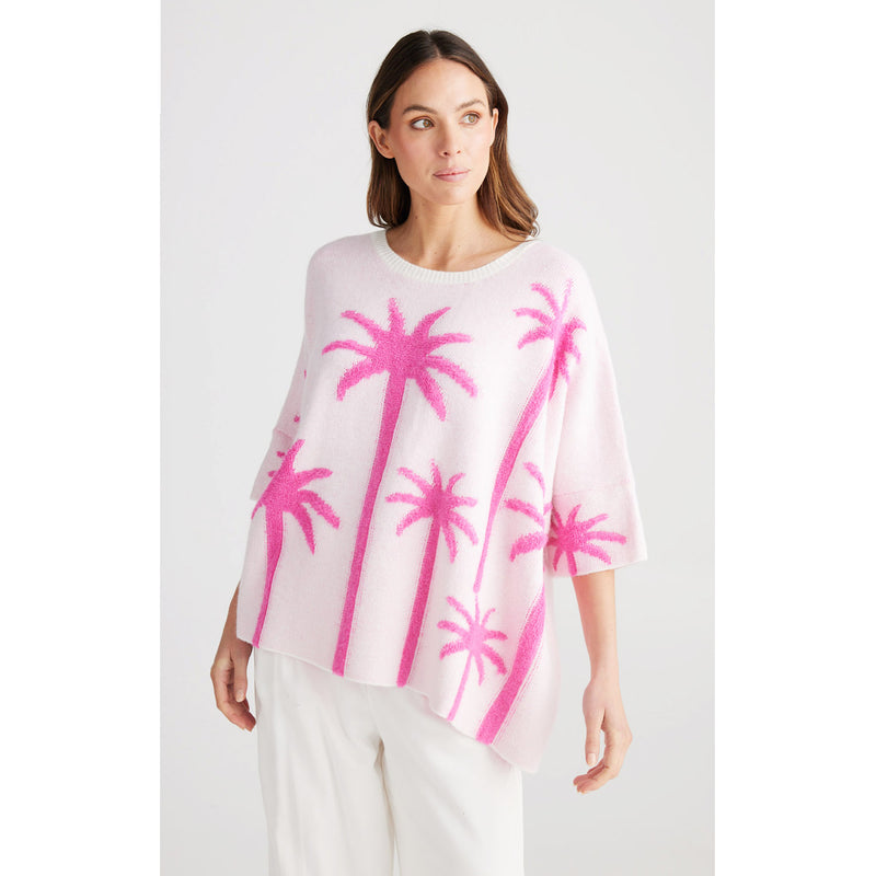 Knit Palm Cove ONE SIZE - Pink