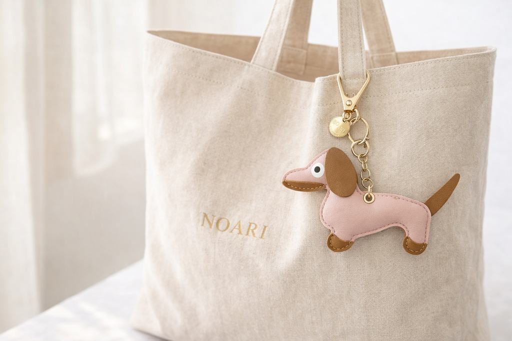 Keychain Dachshund Pink