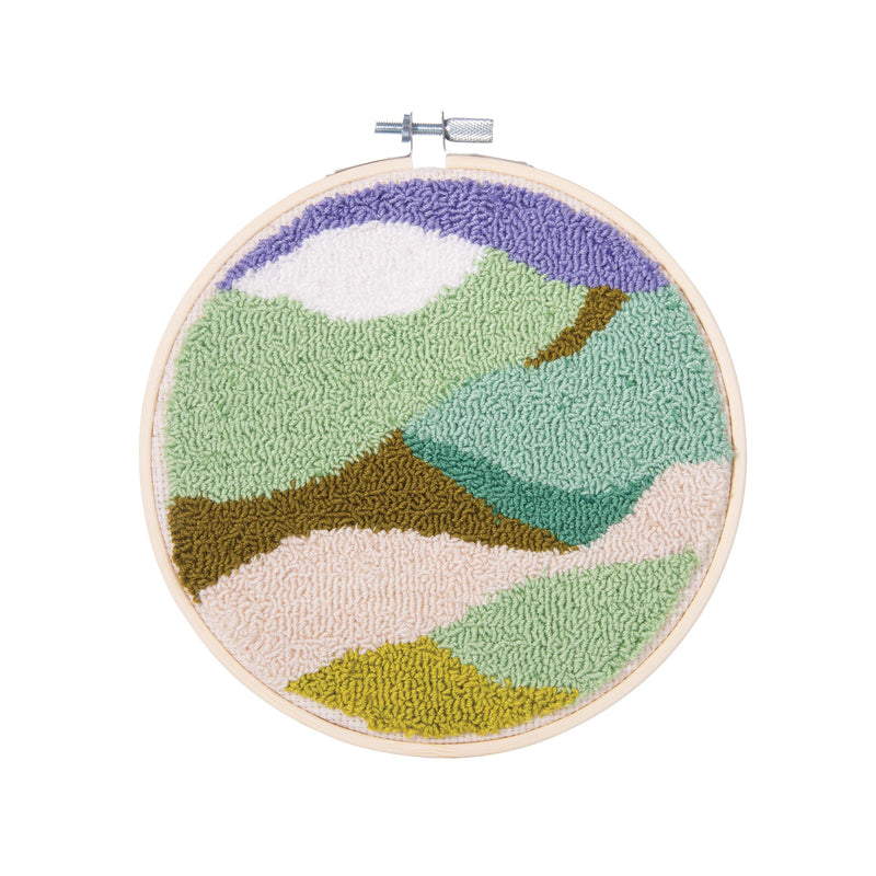 Punch Needle Kit - Abstract Landscape