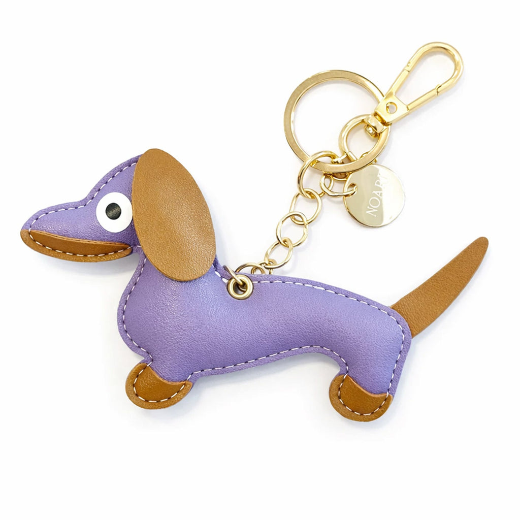 Keychain Dachshund Purple
