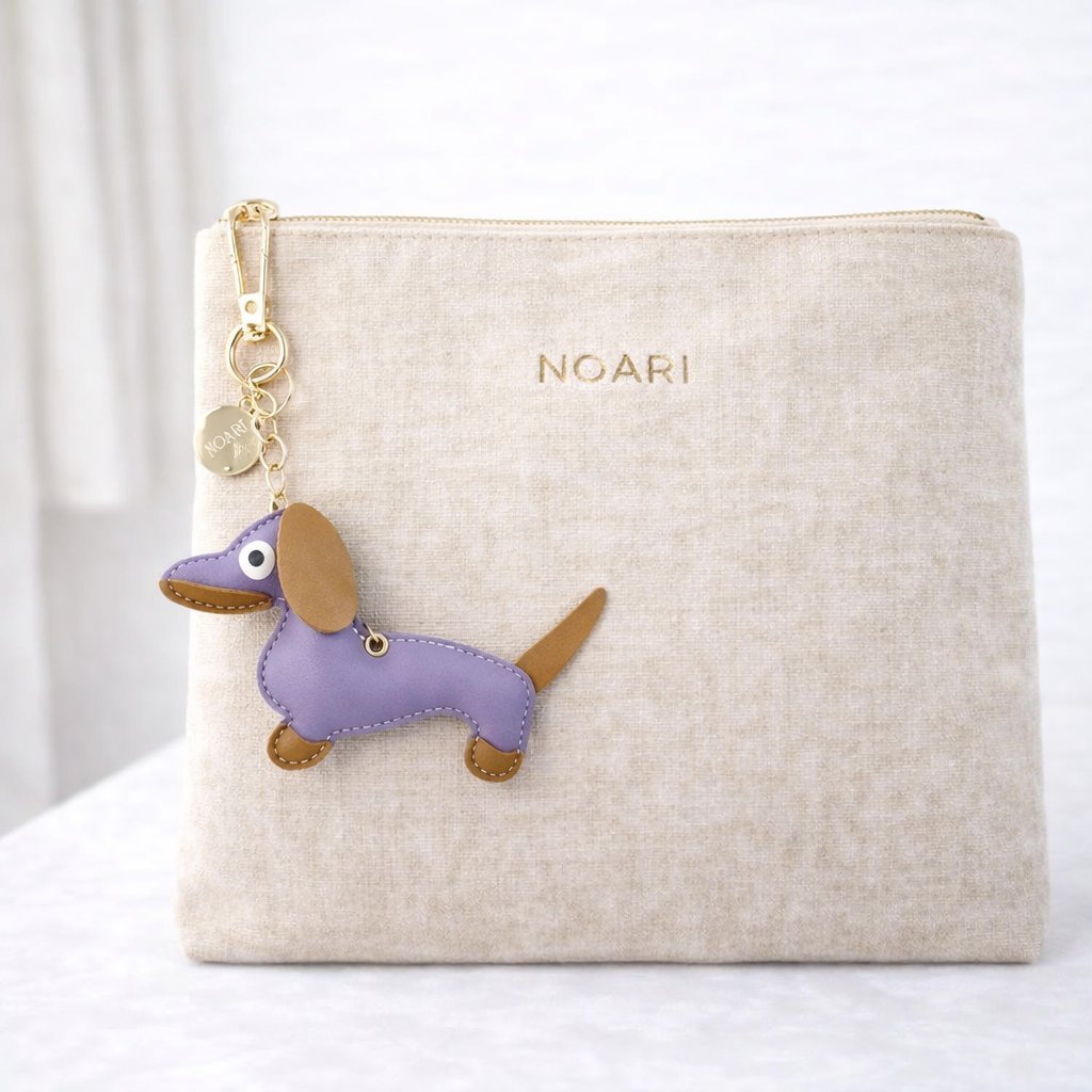 Keychain Dachshund Purple