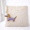 Keychain Dachshund Purple