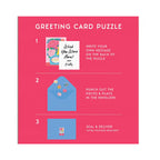 Puzzle - Blooms of Love Greeting Card