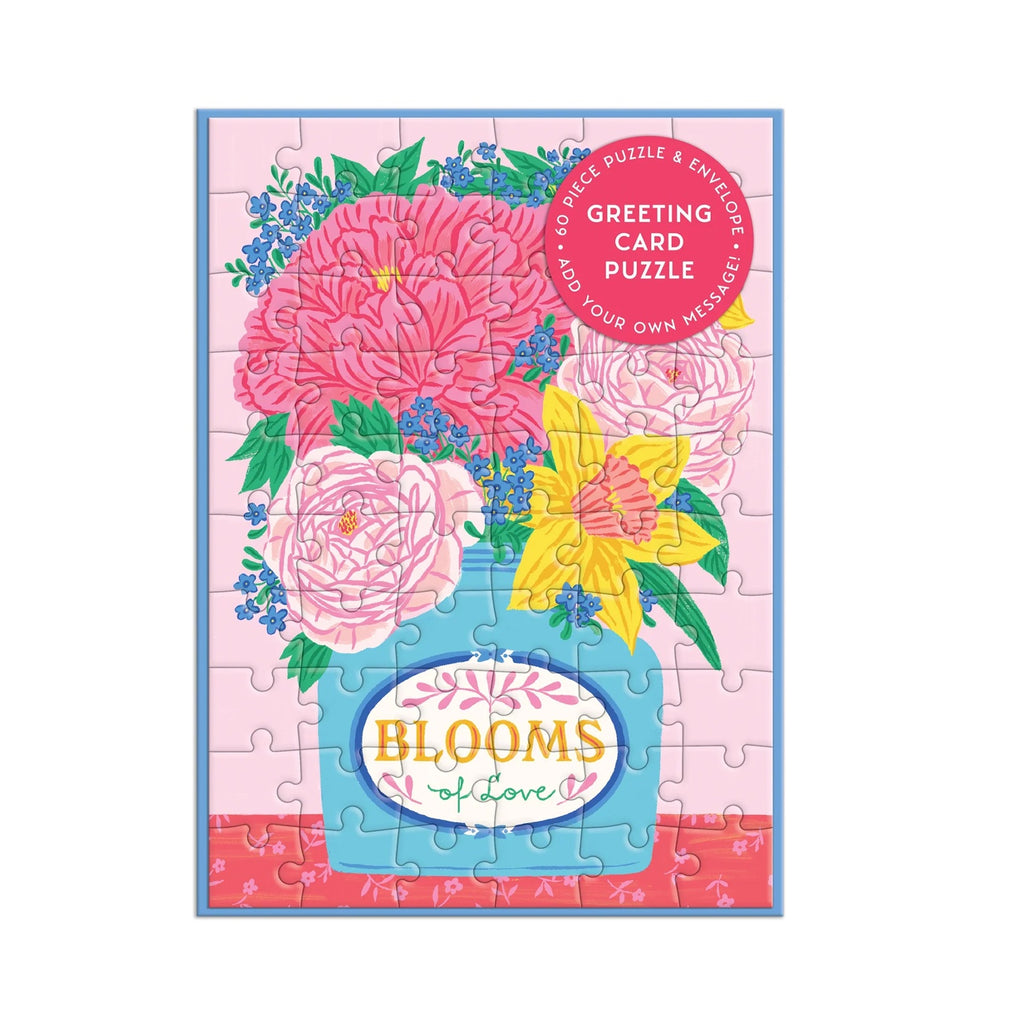 Puzzle - Blooms of Love Greeting Card