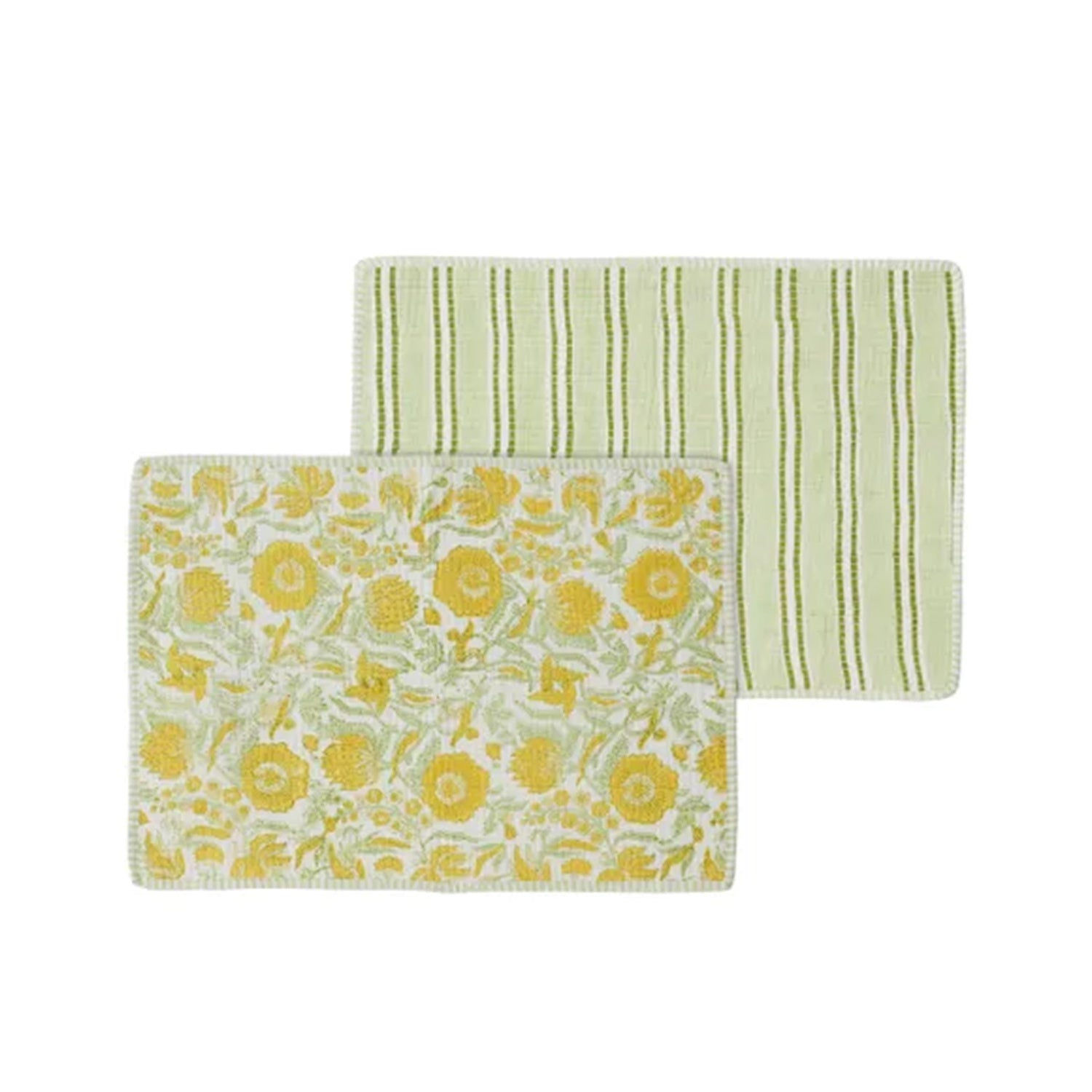 Placemat Cotton Block - Marigold