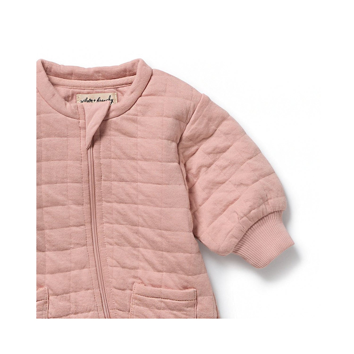 Growsuit Organic Quilted Cotton - Rose