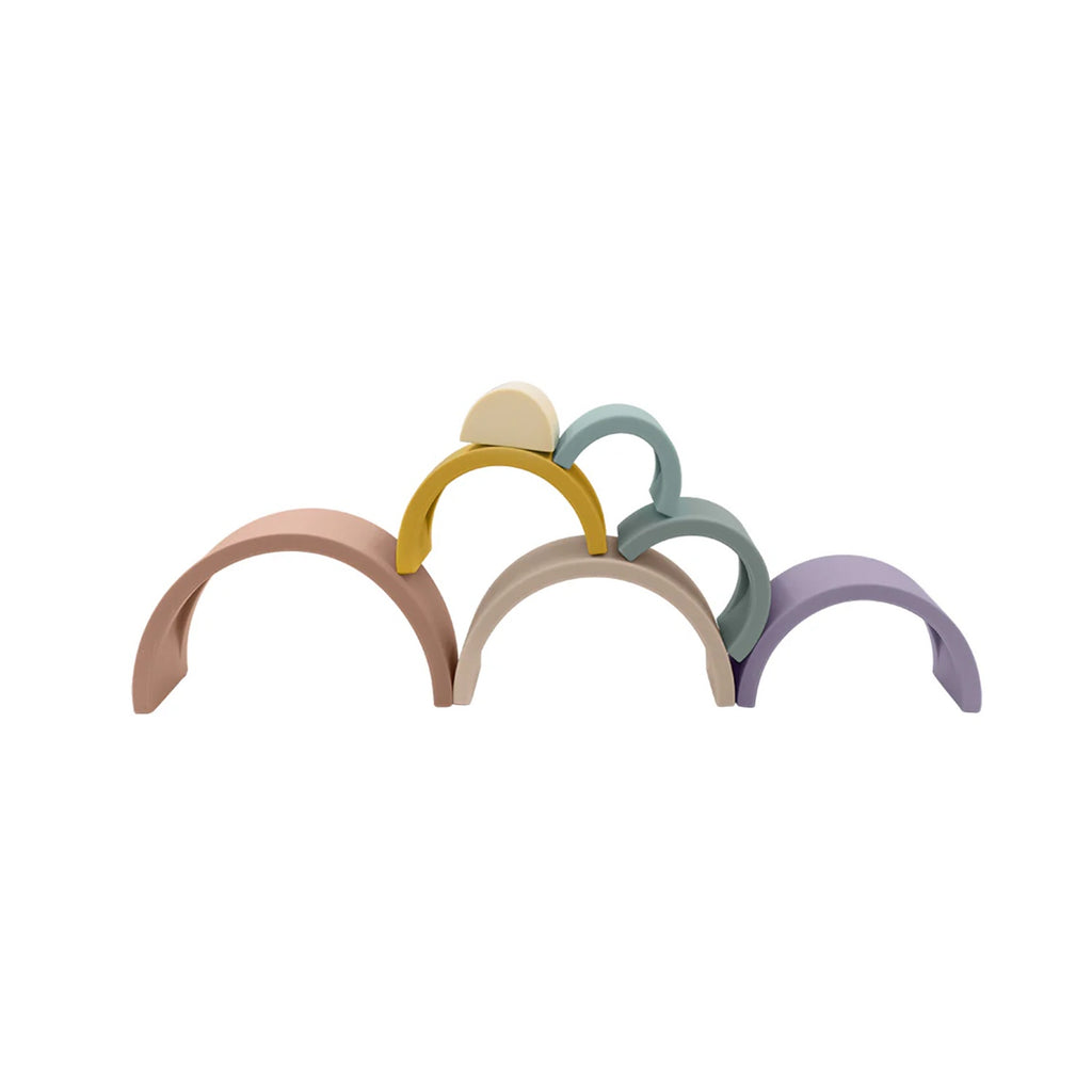 Silicone Rainbow Puzzle - Rose