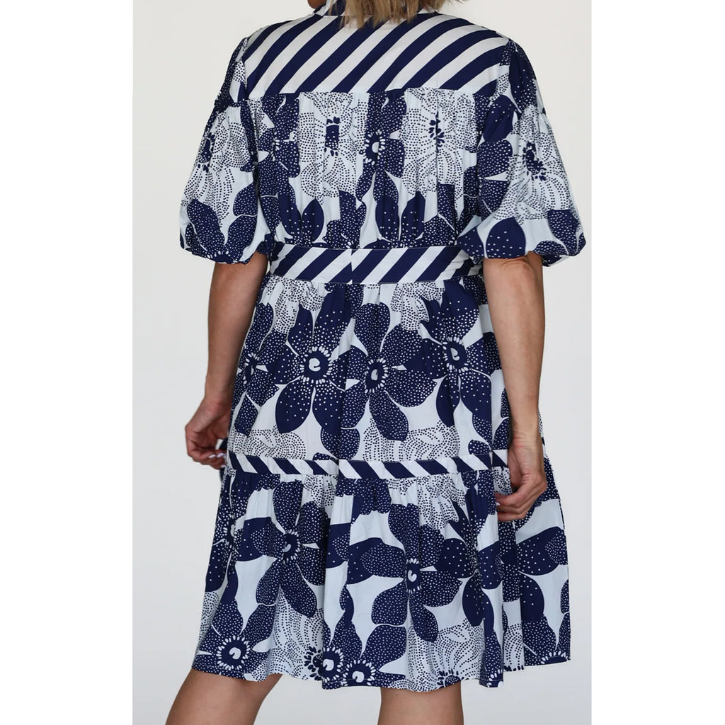 Dress Rebecca - Floral Stripe