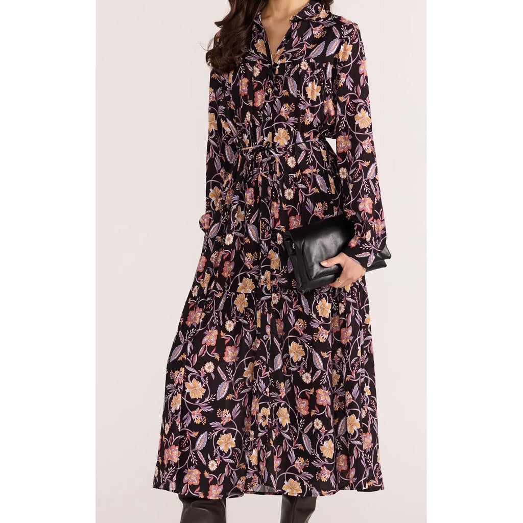Dress Regal Long Sleeve Midi - Chintz
