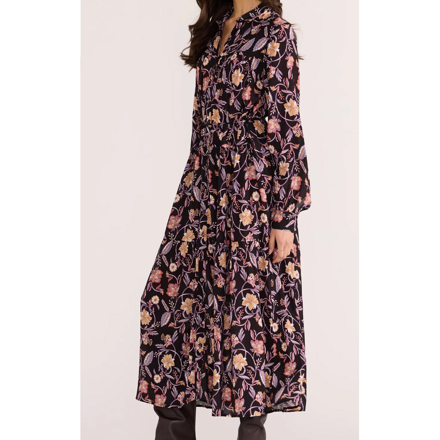 Dress Regal Long Sleeve Midi - Chintz