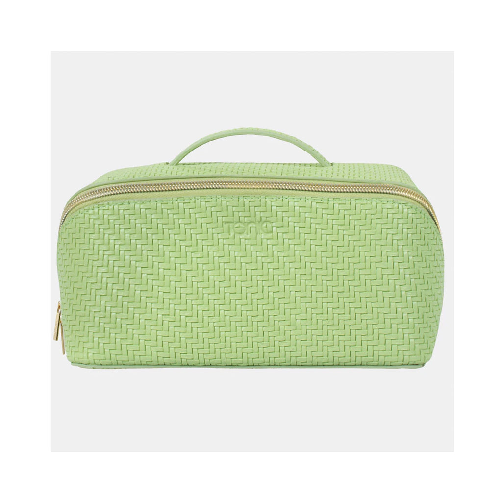 Beauty Bag Herringbone Large - Pistachio