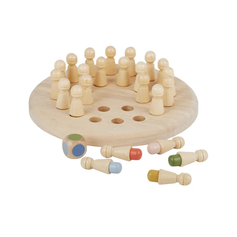 Game Recall Memory Wooden Peg