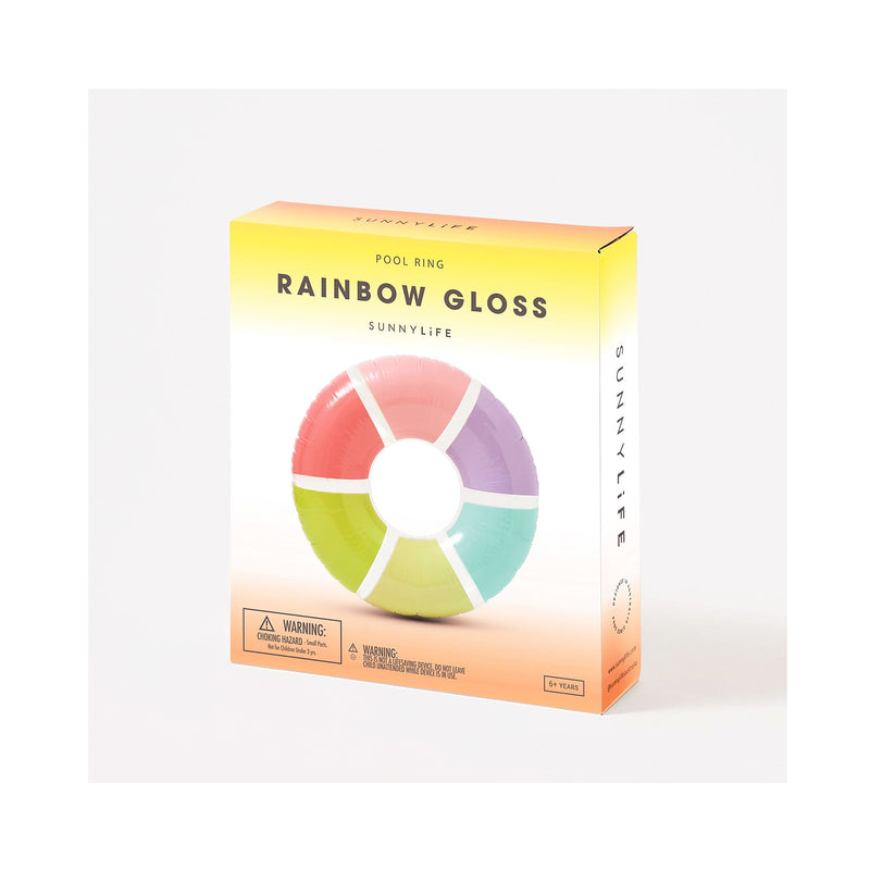 Pool Ring - Rainbow Gloss