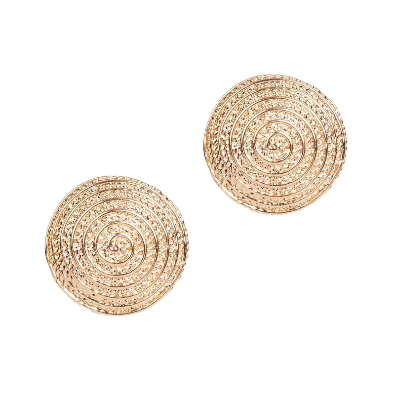 Earring Aman Round - Gold