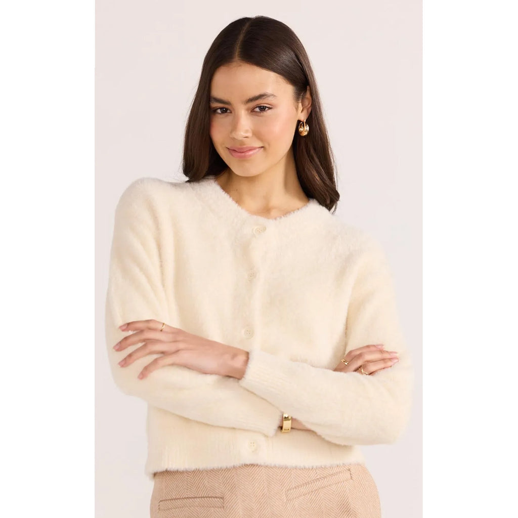 Knit Rowan Fluffy Cardi - Ivory