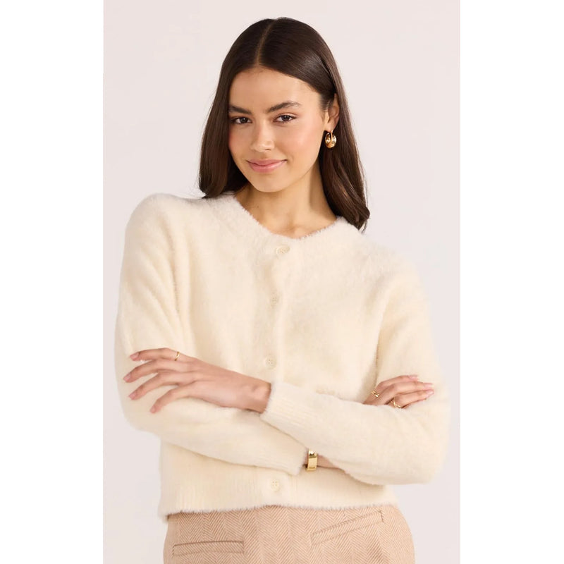 Knit Rowan Fluffy Cardi - Ivory