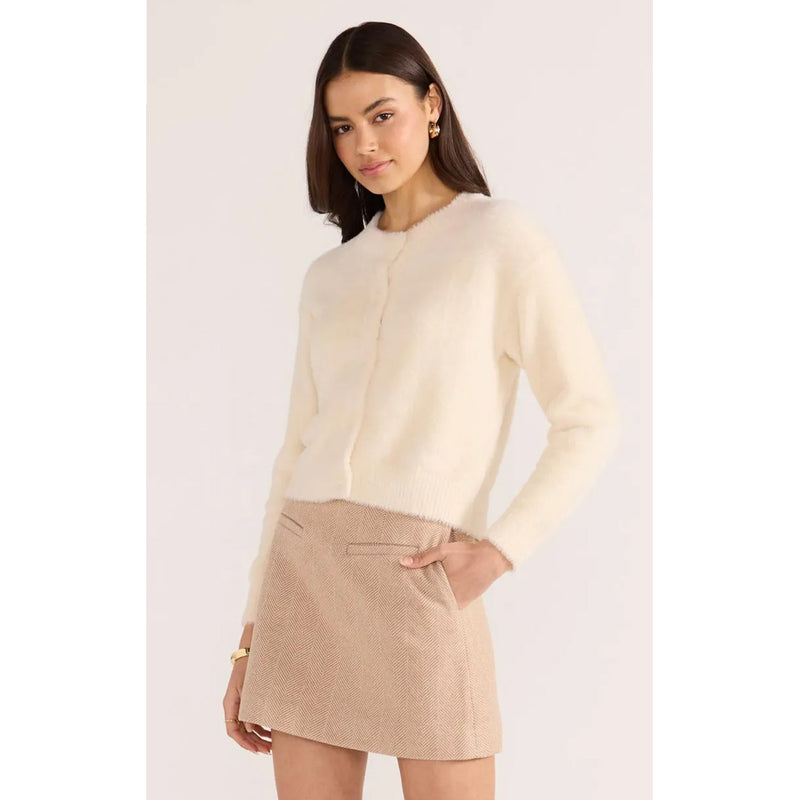 Knit Rowan Fluffy Cardi - Ivory
