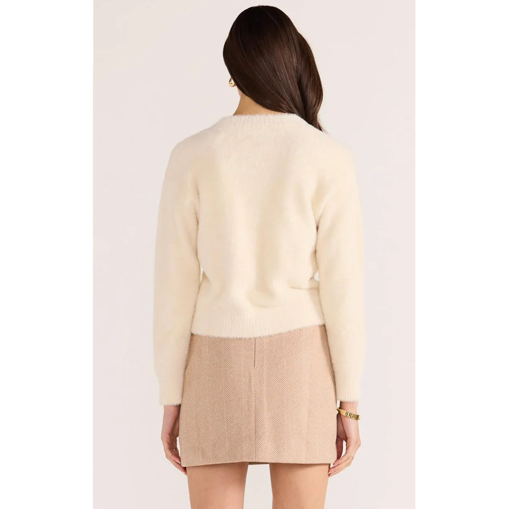 Knit Rowan Fluffy Cardi - Ivory