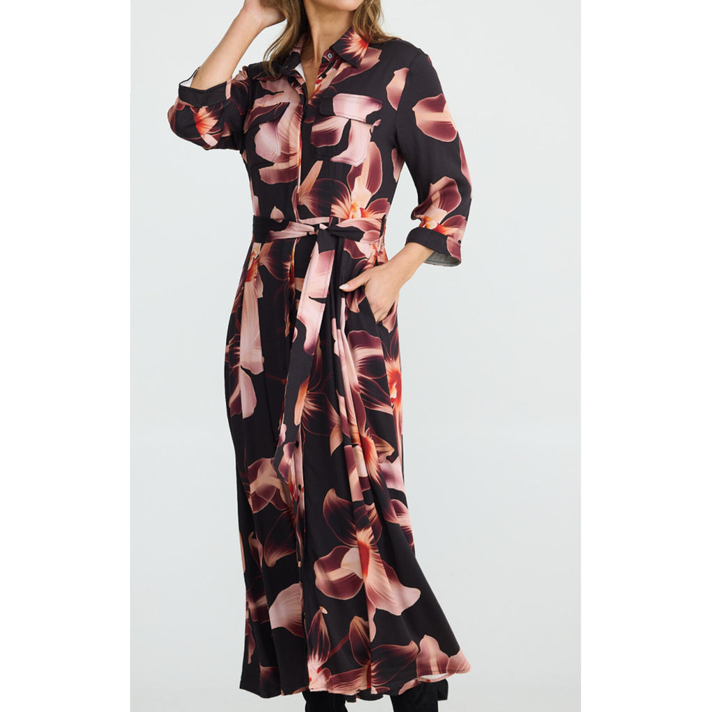 Dress Rossellini - Night Orchid