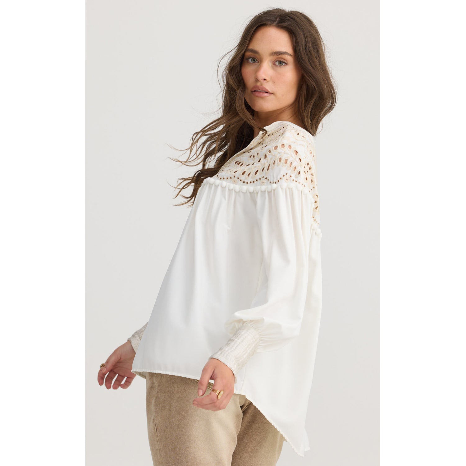 Top Sora Blouse - Off White