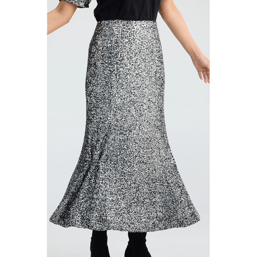 Skirt Ritz - Silver Sequin