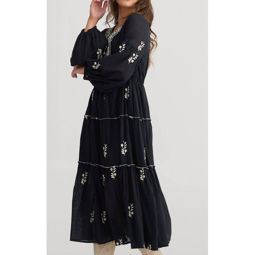Dress Vadella - Black & Off White